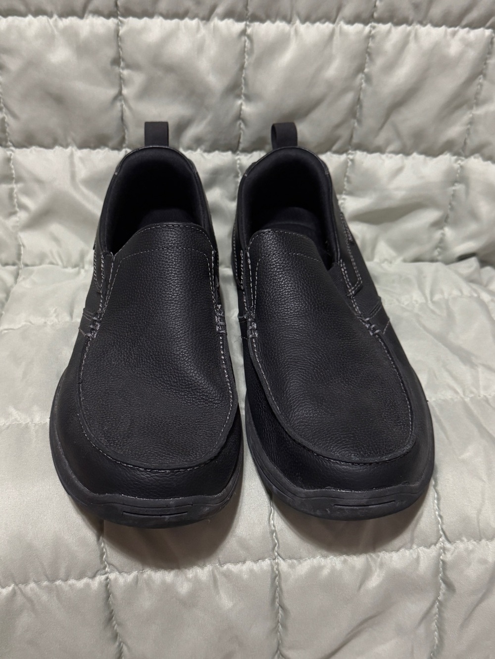Skechers Men's Black Slip-On Casual Loafers